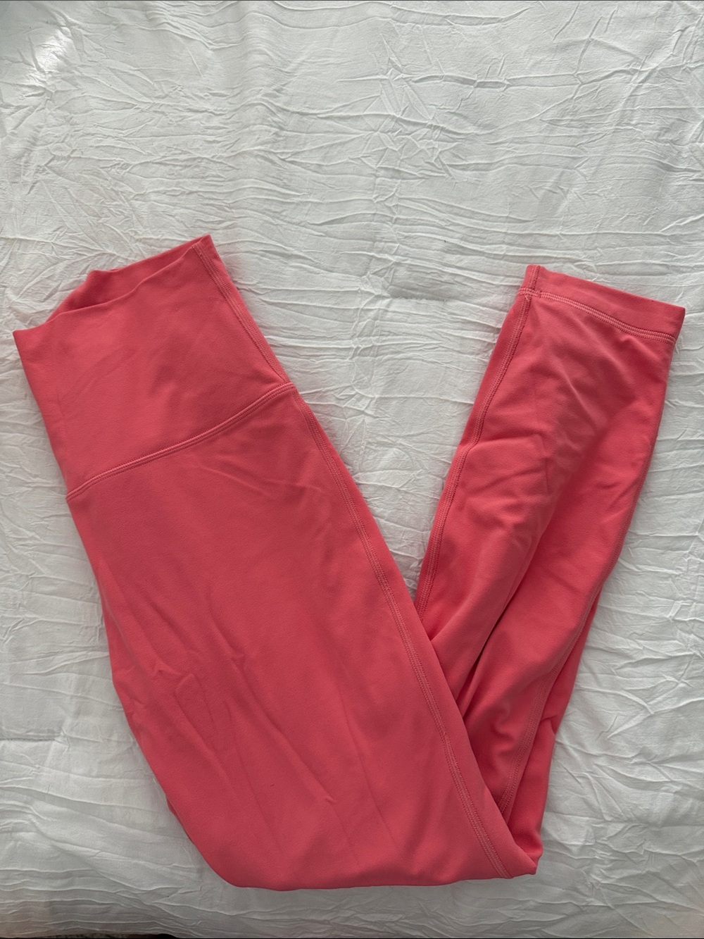 lululemon athletica Bright Coral High-Rise Yoga Leggings